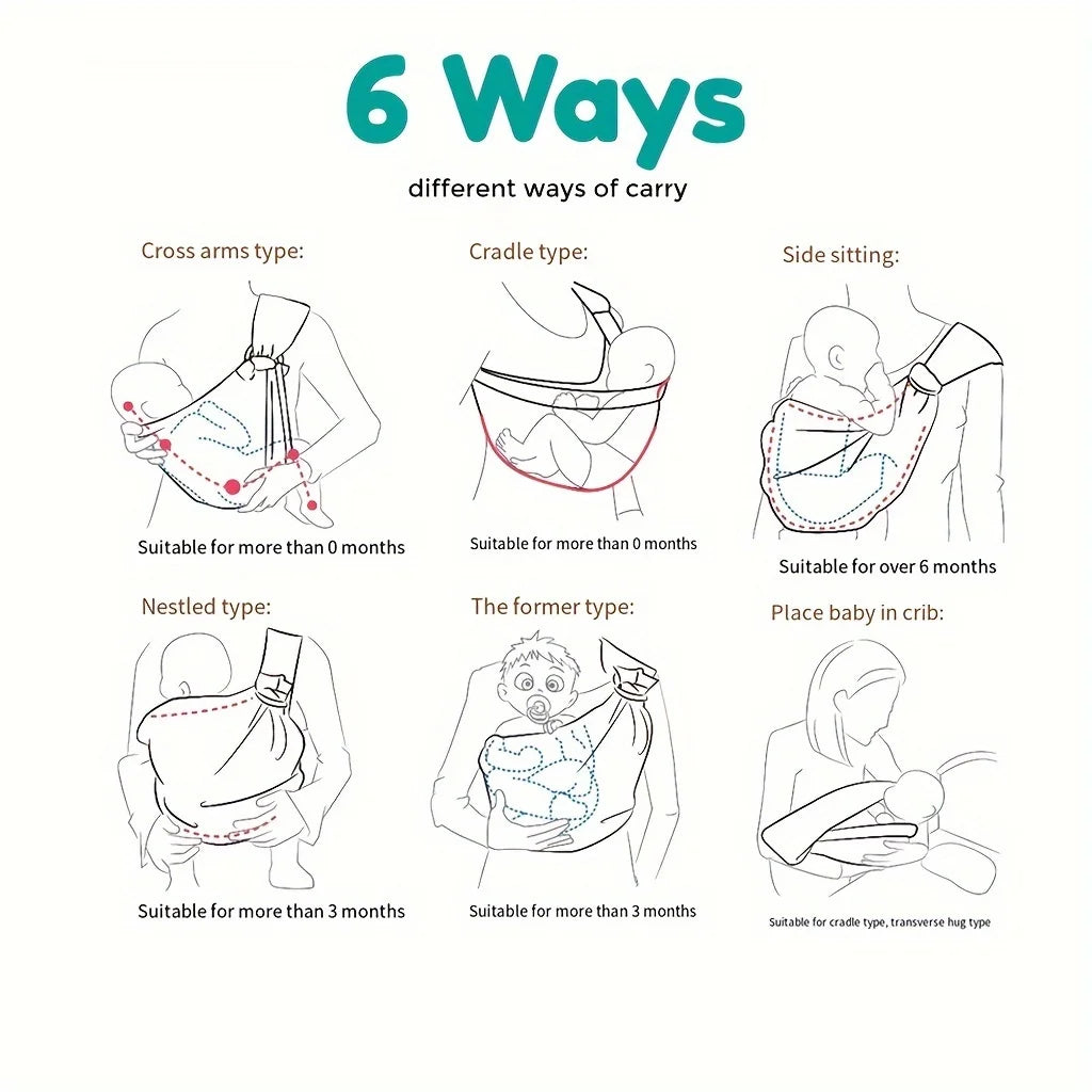 Baby Sling Carrier Wrap