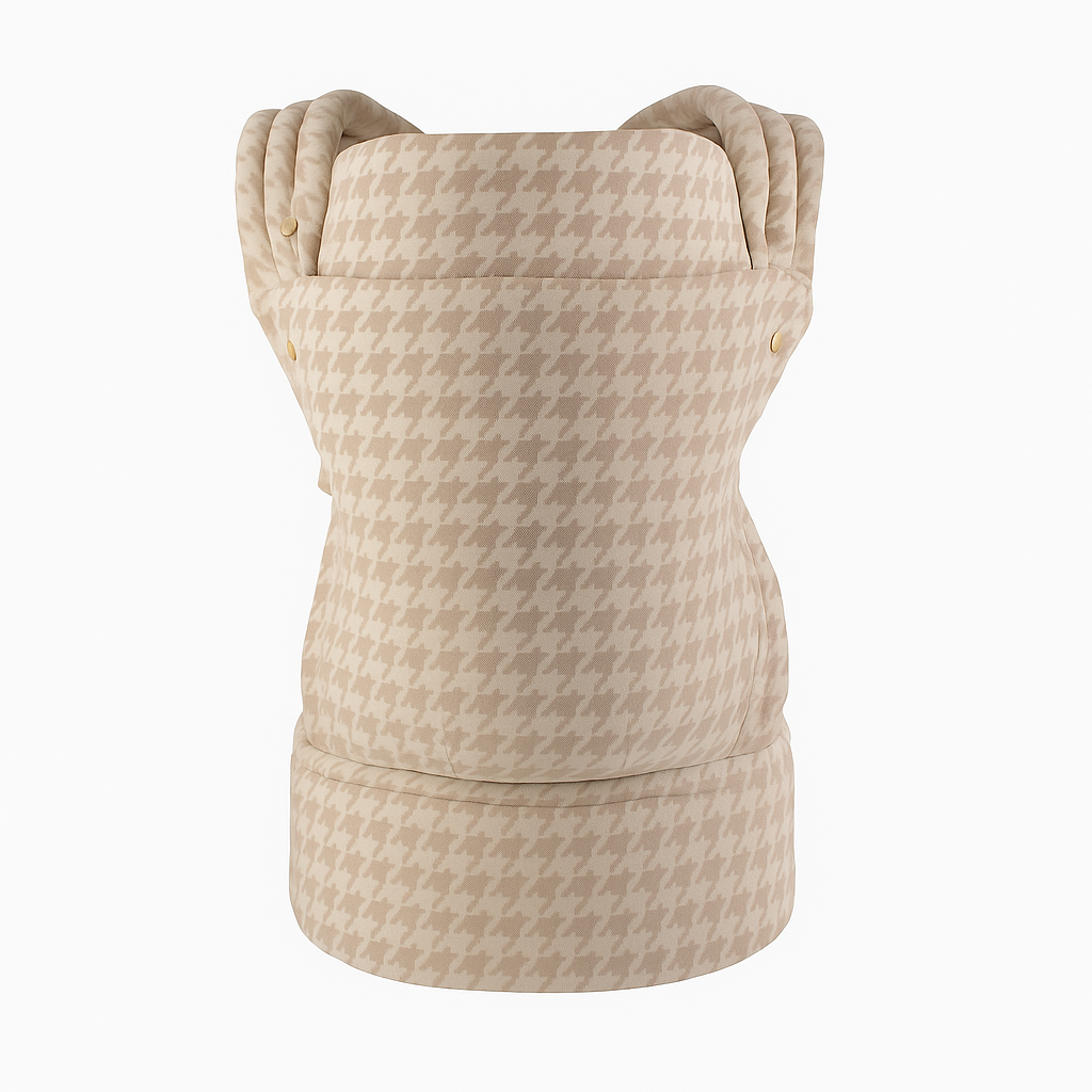 Soft Houndstooth Baby Carrier