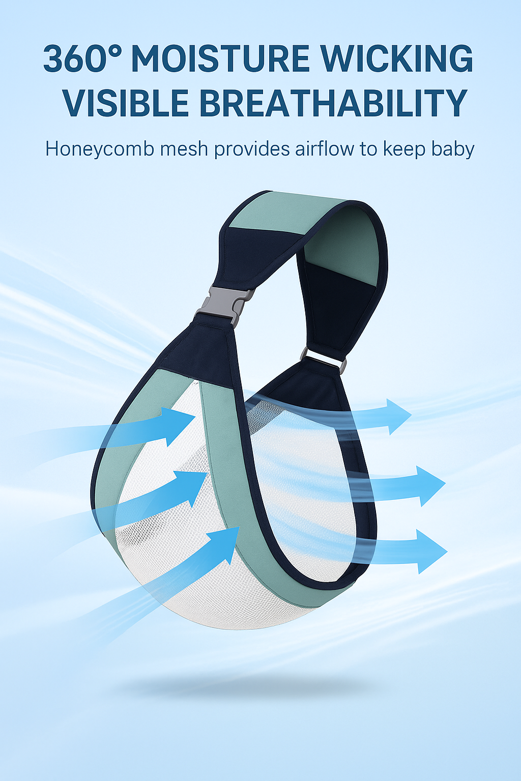 Adjustable Infant Sling Carrier wrap
